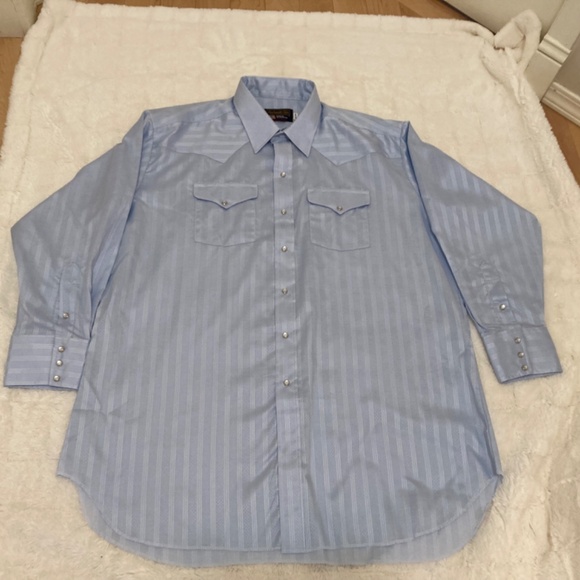 Two Men’s Snap Front Western Shirts, size 17-35 and size 18.5-35  NWOT - Picture 13 of 15